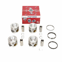 Juego Pistones Volkswagen Amarok 2.0 Con Anillos Standar - Diametro 81mm - Espesor Anillos 1.75x2x3mm